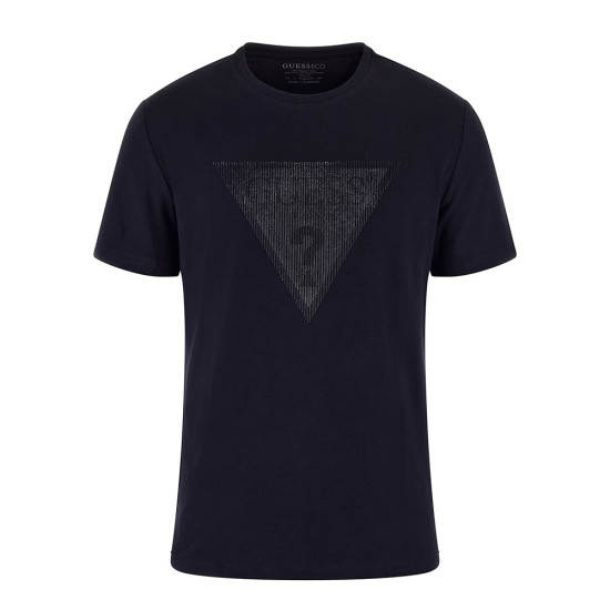 Guess Ανδρική κοντομάνικη μπλούζα Shiny Gel Triangle Tee